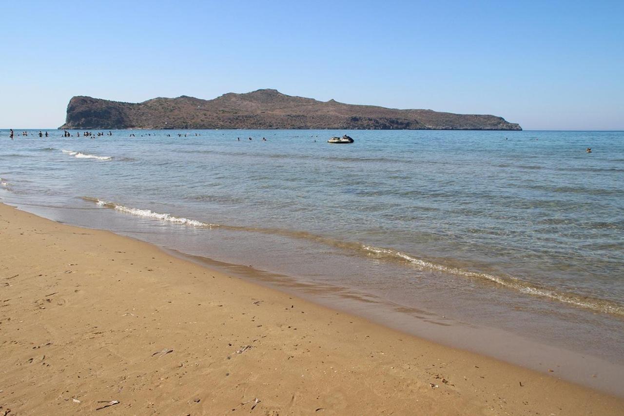 Christine Seaside Apartments In Chania Sztalósz Kültér fotó