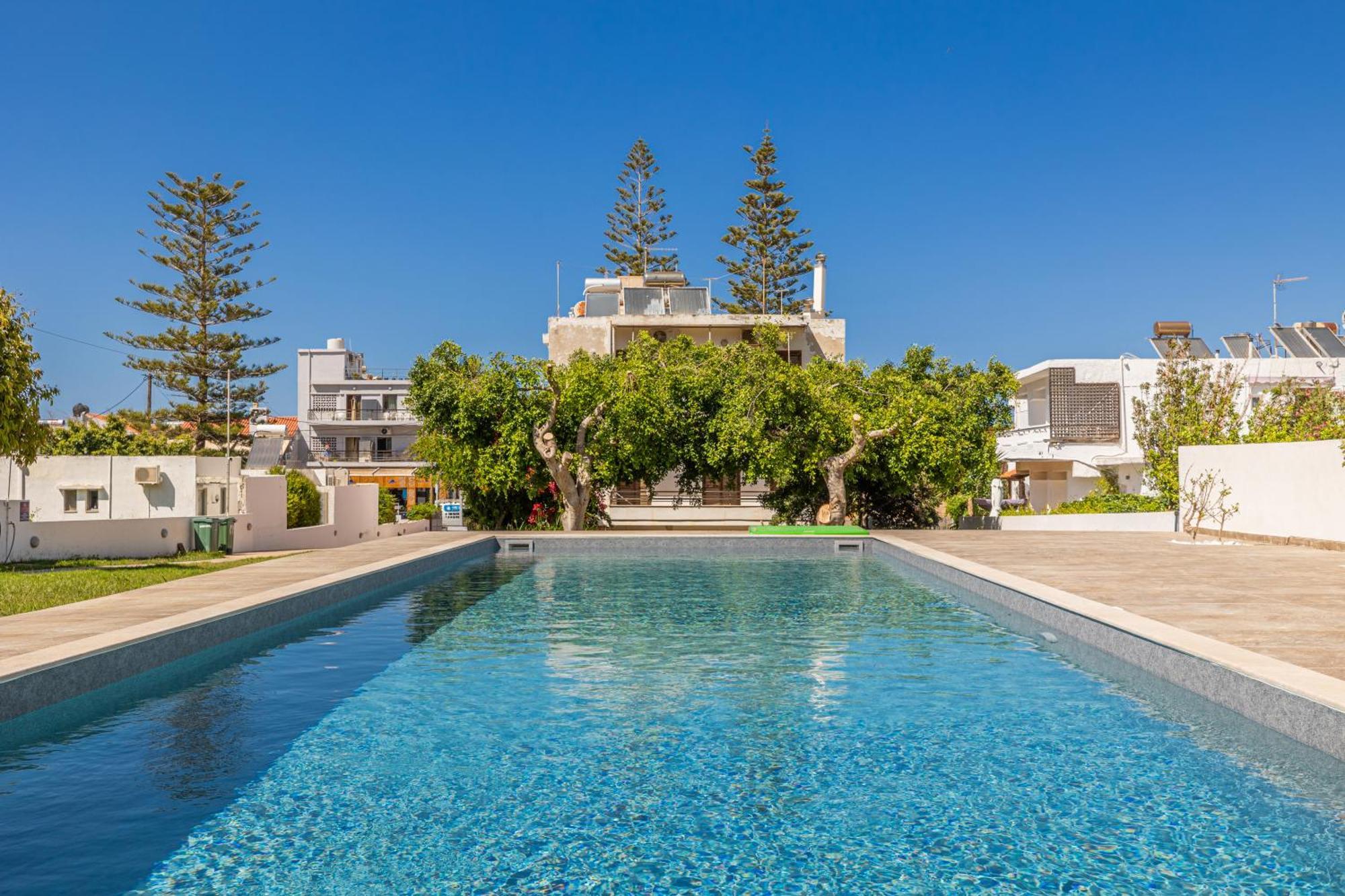 Christine Seaside Apartments In Chania Sztalósz Kültér fotó